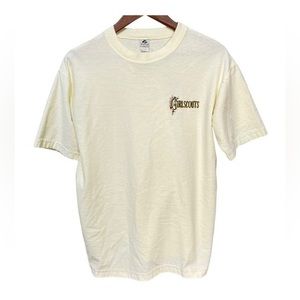 Girl Scouts Embroidered Logo T
Shirt Size 2X vintage’s tallow